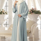 Seashell Embroidered Tuna Abaya
