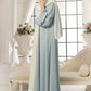 Seashell Embroidered Abaya