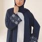 Seashell Embroidered Tuna Abaya