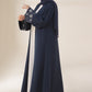 Seashell Embroidered Tuna Abaya