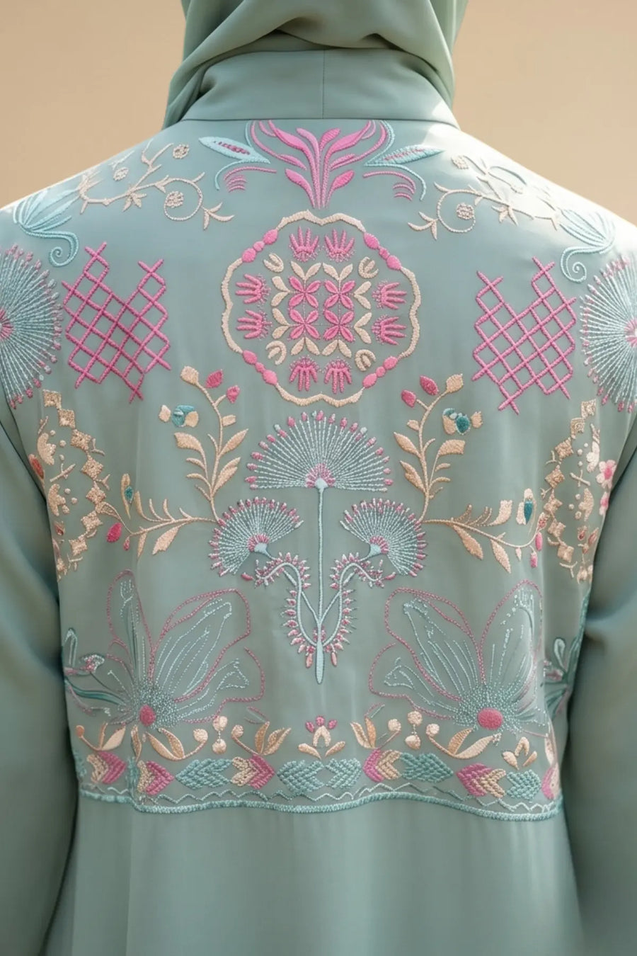 Serenity Sage Abaya