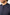 Formal Navy Blue Kurta Shalwar - Collar Neck Embroidered - Men