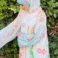 Sky Blue Shaded Kimono