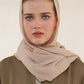 Soft Amber Georgette Hijab