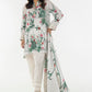 Stitched Embroidered Crepe Shirt