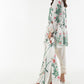 Stitched Embroidered Crepe Shirt