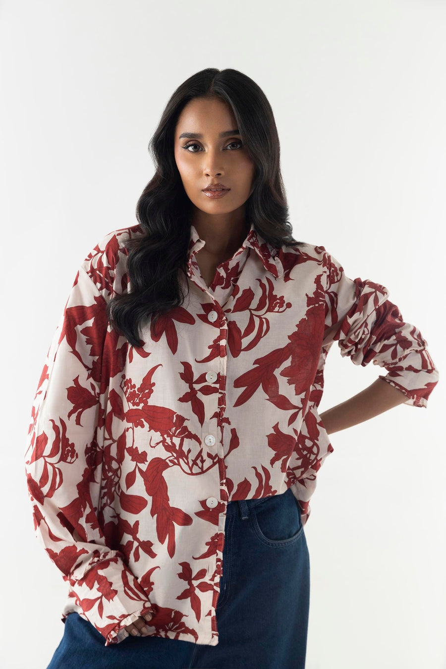 Stitched Basic Printed Shirt