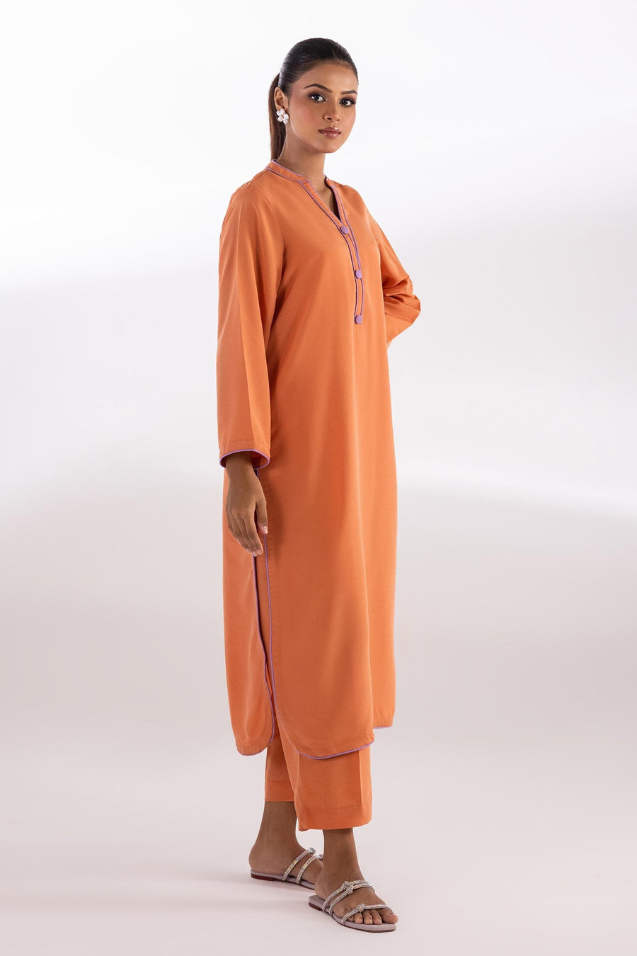 Stitched Cambric Shirt + Bottom