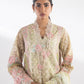 Stitched Embroidered Organza Suit