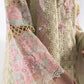 Stitched Embroidered Organza Suit