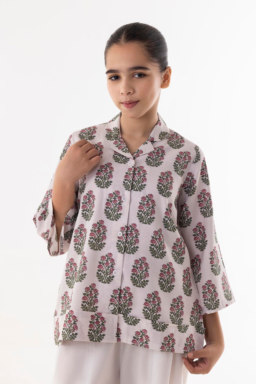 Stitched Kids Linen Shirt