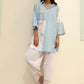 Stitched Lawn Embroidered Boxy Shirt
