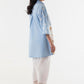 Stitched Lawn Embroidered Boxy Shirt