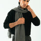 Cashmere Stole - Stormy Grey