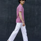 JACQUARD BUTTONDOWN SAFARI SHIRT