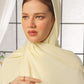 Tan Yellow Jersey Hijab