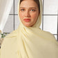 Tan Yellow Jersey Hijab