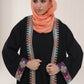 Tatreez Cross-Stitch Embroidered Abaya