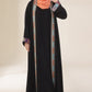 Tatreez Cross-Stitch Embroidered Abaya