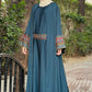 Black Ankara Kimono Abaya