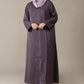 Thunder Pleated Abaya