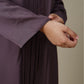 Thunder Pleated Abaya