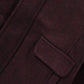 Boys Burgundy Felt Coat