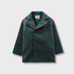 Boys Teal Felt Coat