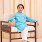 Boys Sky Cotton Kurta