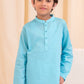 Boys Sky Cotton Kurta