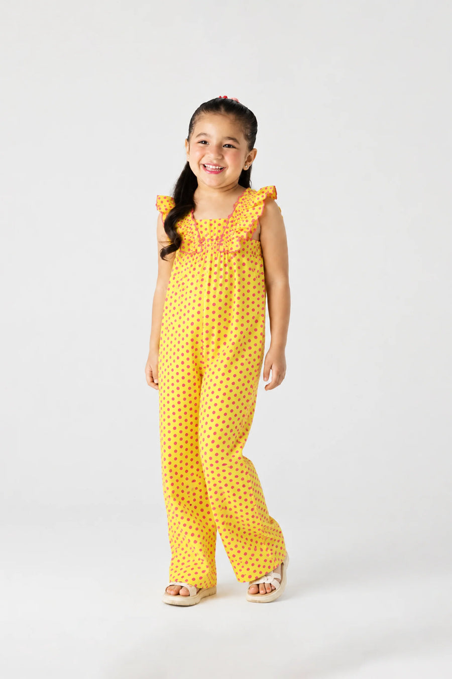 Sunny Delight Ruffle Jumpsuit