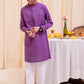 Boys Purple Cotton Kurta