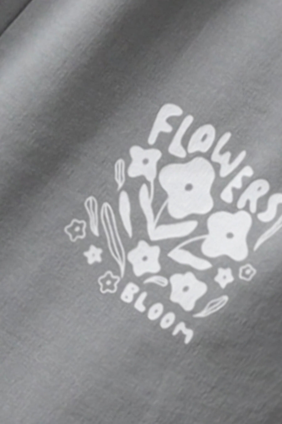 Grey Blooming Trousers