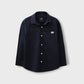 Sleek Navy Cotton Shirt