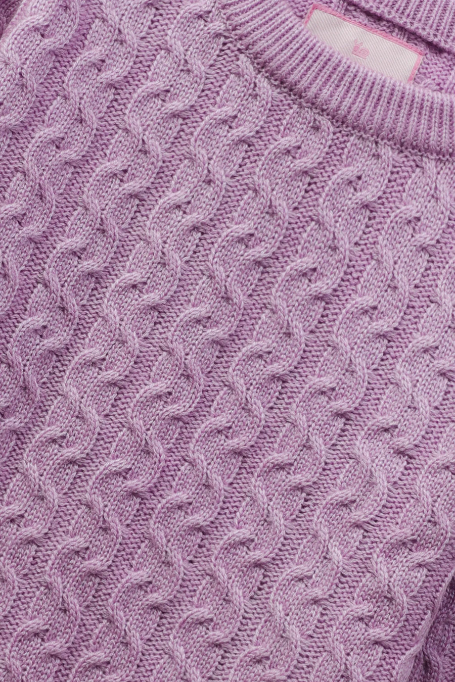 Girls Lilac Acrylic Sweater