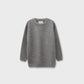 Boys Grey Grid Sweater