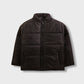 Boys Jet Black Puffer Jacket