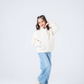 Girls Off-white Corduroy Jacket