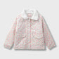 Fuzzy Floral Twill Jacket