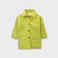 Girls Lime Luxe Felt Coat