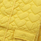 Girls Yellow Quilted Jacket