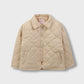 Girls Beige Puffer Jacket
