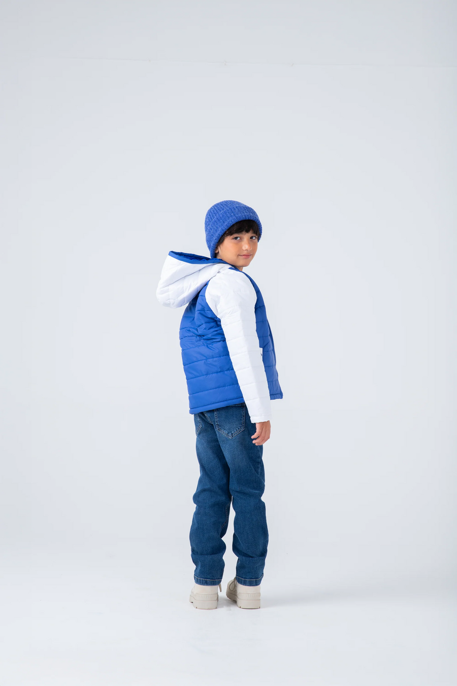 Boys Dual Dash Puffer Jacket