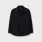 Navy Blue Chambray Shirt