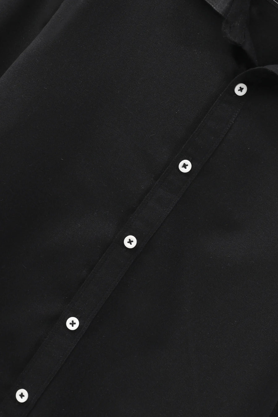 Boys Black Button Shirt