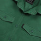 Boys Forest Green Cotton Shirt