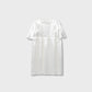 Luxe Pearl White Silk Dress
