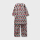Multicolor Floral Printed Cotton Kurta Set