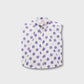White Polka Dot Cotton Top