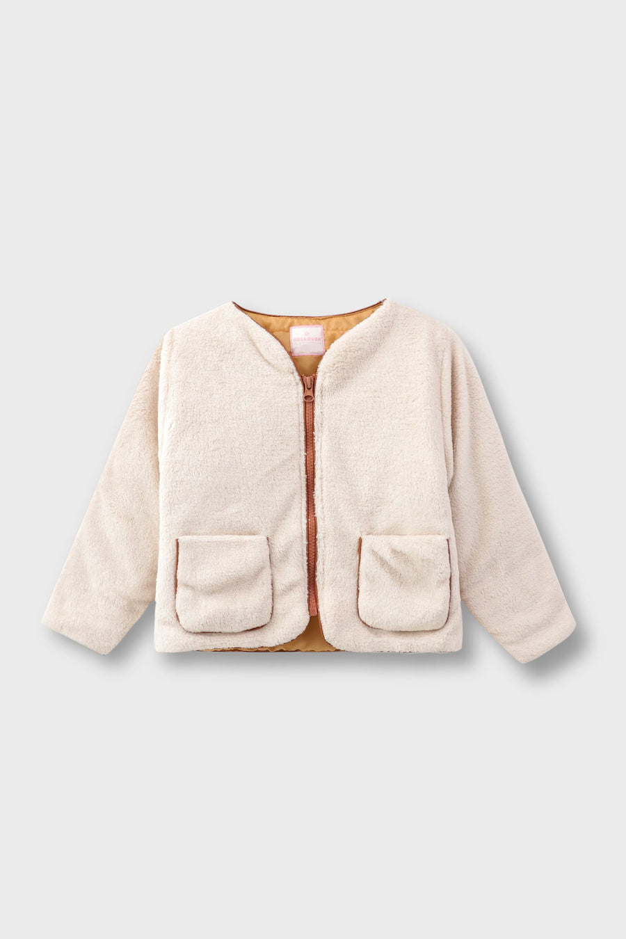 Girls Cocoa Cloud Fleece Jacket